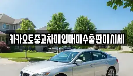 대전광역시 중구 대사동 중고차매입 전문 카카오토중고차매입매매수출판매시세