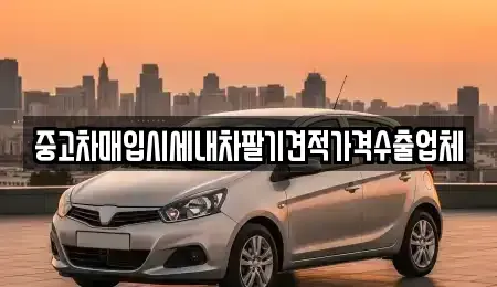 부산 강서구 대저1동 중고차매매 전문 중고차매입시세내차팔기견적가격수출업체