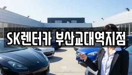 부산광역시 동래구 온천동 장기렌트카 전문 SK렌터카 부산교대역지점