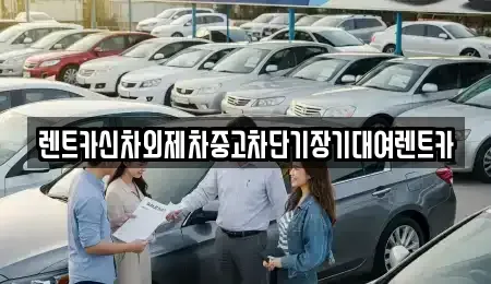 서울 성동구 홍익동 렌트카 전문 렌트카신차외제차중고차단기장기대여렌트카