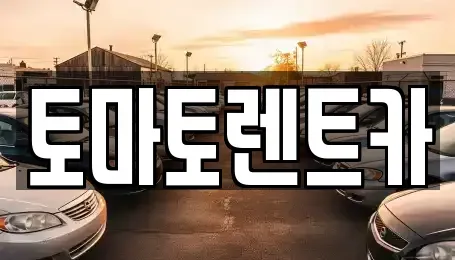 서울 송파구 렌트카 전문 토마토렌트카