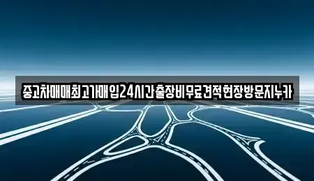 서울 영등포구 영등포동4가 중고차매입 전문 중고차매매최고가매입24시간출장비무료견적현장방문지누카
