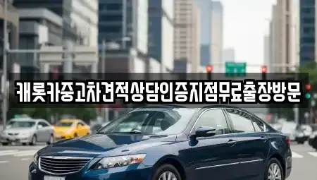 서울 용산구 이촌동 중고차매매 전문 캐롯카중고차견적상담인증지점무료출장방문