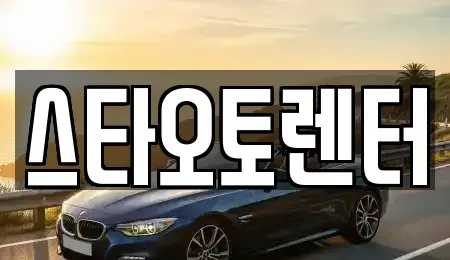 서울 중구 광희동2가 렌트카 전문 스타오토렌터