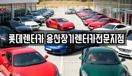 서울 중구 중림동 장기렌트카 전문 롯데렌터카 용산장기렌터카전문지점