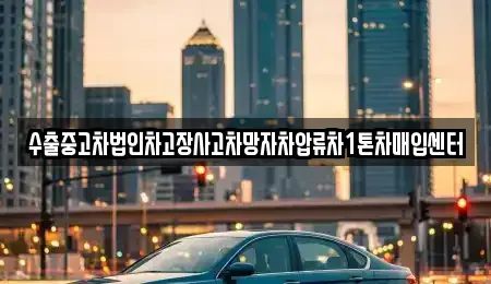 서울 중구 중림동 중고차 전문 수출중고차법인차고장사고차망자차압류차1톤차매입센터