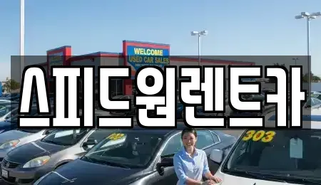 서울특별시 동작구 렌트카 전문 스피드원렌트카