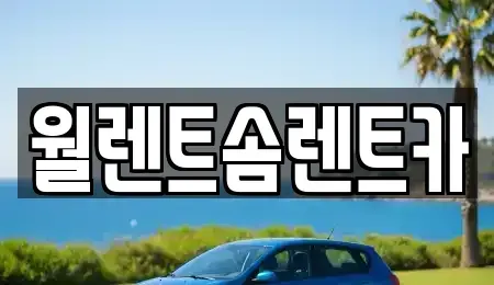 서울특별시 서대문구 홍제동 렌트카 전문 월렌트솜렌트카