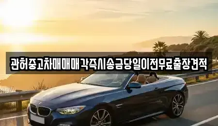 서울특별시 서대문구 홍제동 중고차 전문 관허중고차매매매각즉시송금당일이전무료출장견적