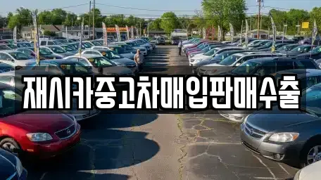 서울특별시 성동구 중고차매입 전문 재시카중고차매입판매수출