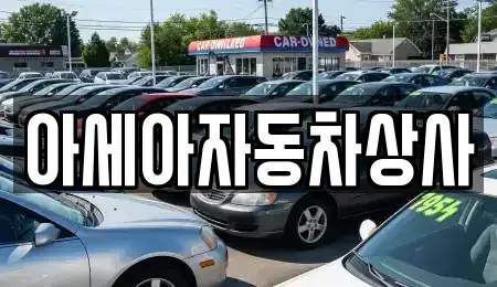 서울특별시 송파구 풍납동 중고차 전문 아세아자동차상사