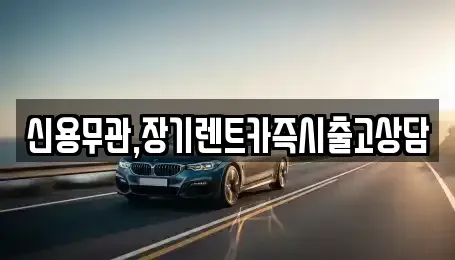 서울특별시 은평구 불광동 장기렌트카 전문 신용무관,장기렌트카즉시출고상담