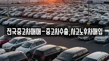 서울특별시 종로구 필운동 중고차매입 전문 전국중고차매매-중고차수출,사고노후차매입