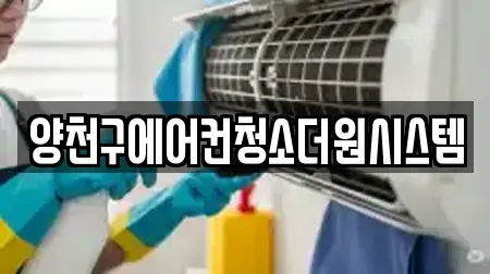 양천구에어컨청소더원시스템