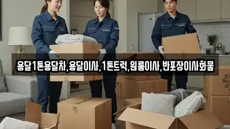 용달1톤용달차,용달이사,1톤트럭,원룸이사,반포장이사화물