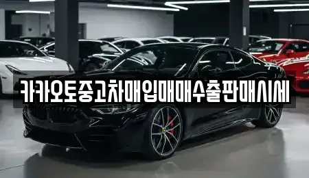 인천광역시 계양구 목상동 중고차매입 전문 카카오토중고차매입매매수출판매시세