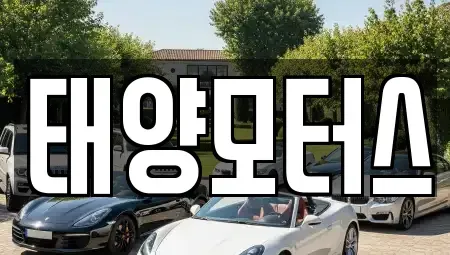 전남 구례군 용방면 중고차 전문 태양모터스