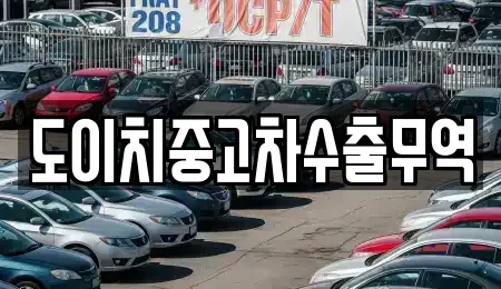 전라남도 장흥군 장평면 중고차 전문 도이치중고차수출무역