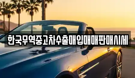 전라남도 장흥군 장평면 중고차 전문 한국무역중고차수출매입매매판매시세