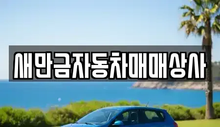 전북 군산시 중앙로3가 중고차매매 전문 새만금자동차매매상사