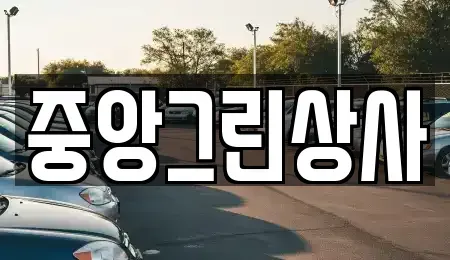 전북 익산시 목천동 중고차 전문 중앙그린상사