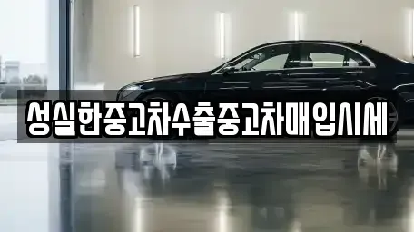 전북특별자치도 군산시 중동 중고차 전문 성실한중고차수출중고차매입시세