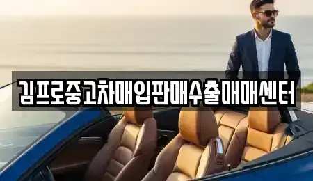 전북특별자치도 군산시 중동 중고차매입 전문 김프로중고차매입판매수출매매센터