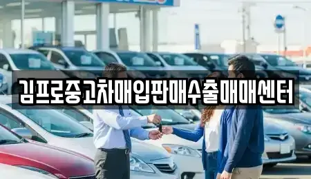 전북특별자치도 중고차매입 전문 김프로중고차매입판매수출매매센터