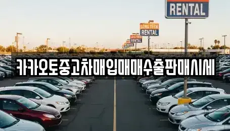 충남 논산시 상월면 중고차 전문 카카오토중고차매입매매수출판매시세