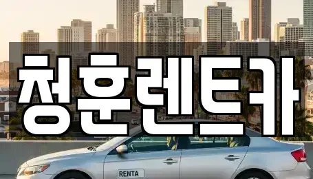 충남 당진시 읍내동 렌트카 전문 청훈렌트카