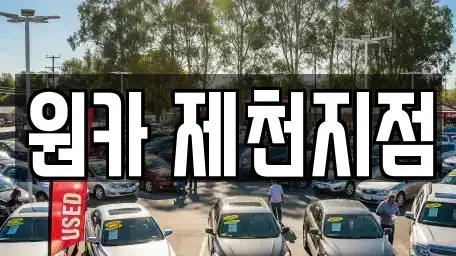 충북 제천시 서부동 렌트카 전문 원카 제천지점