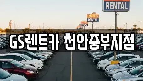충청남도 천안시 서북구 신당동 렌트카 전문 GS렌트카 천안중부지점