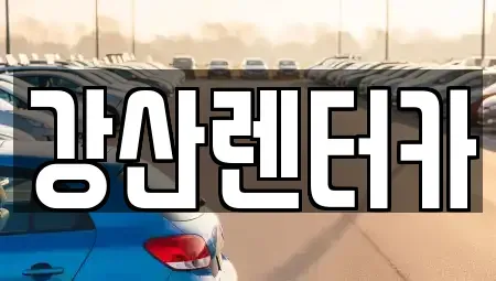 충청남도 천안시 서북구 신당동 렌트카 전문 강산렌터카