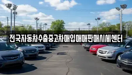 충청북도 제천시 모산동 중고차매입 전문 전국자동차수출중고차매입매매판매시세센터