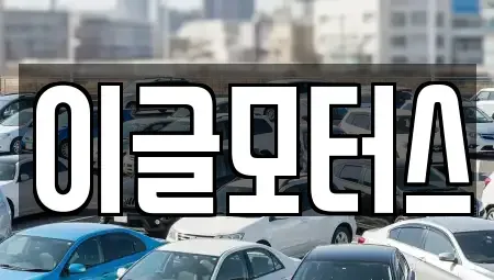 충청북도 증평군 중고차매매 전문 이글모터스