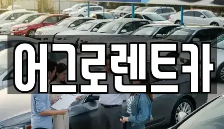 충청북도 청주시 서원구 장암동 렌트카 전문 어그로렌트카